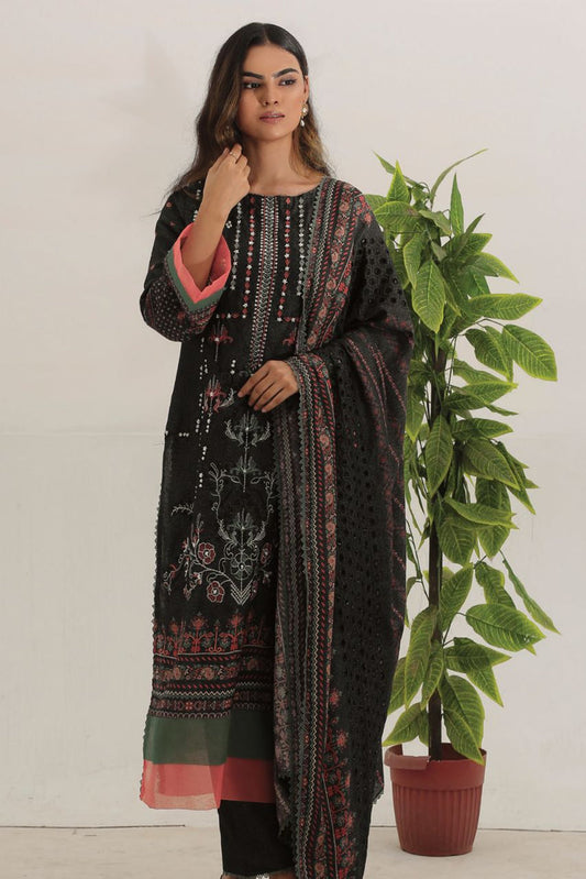 Embroidered Karandi 3pc