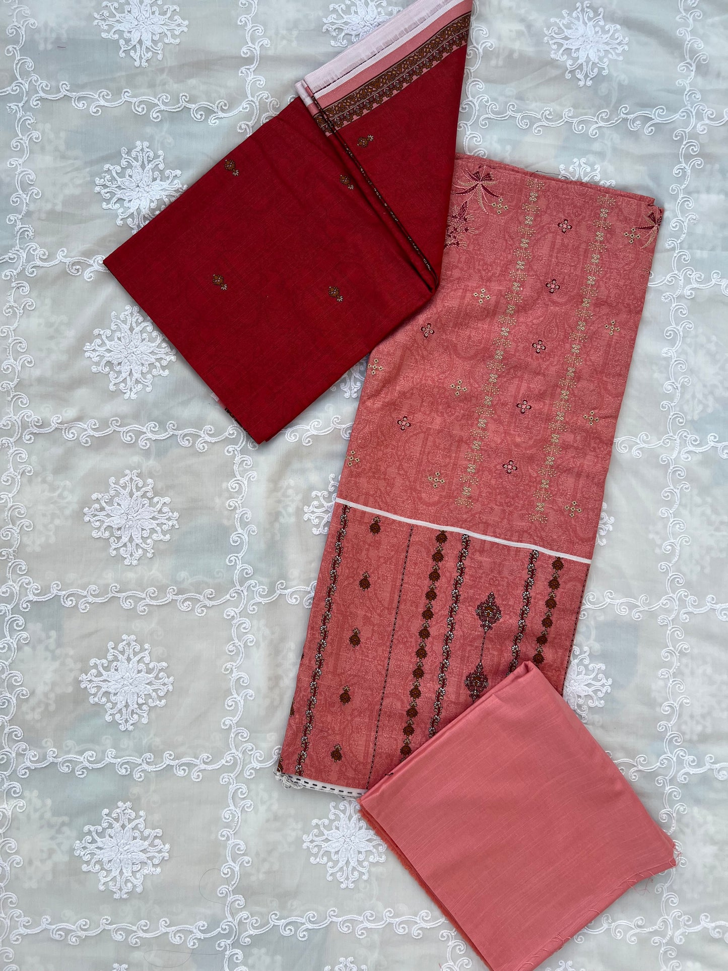 Embroidered Khaddar 3pc